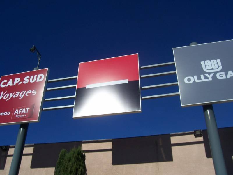 Caisson toile tendue