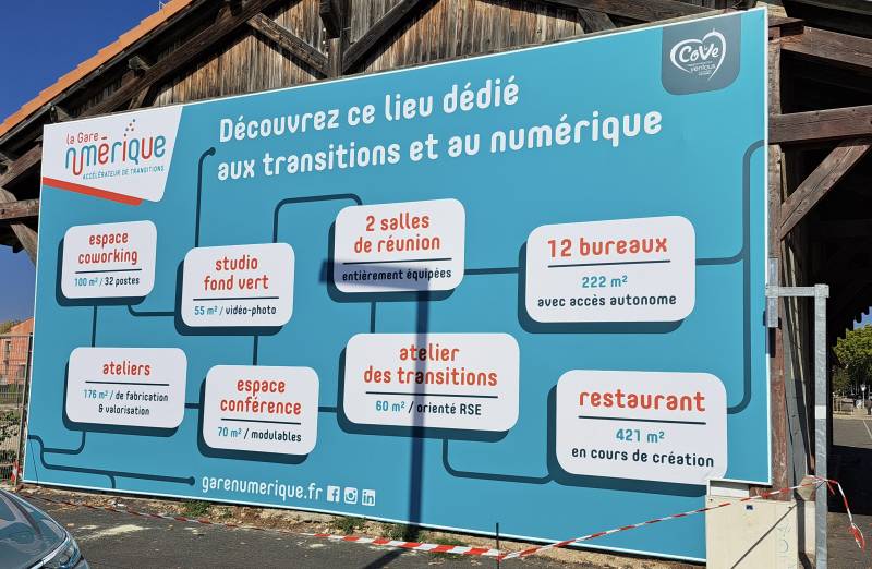 Bâche PVC XXL décor en impression numérique