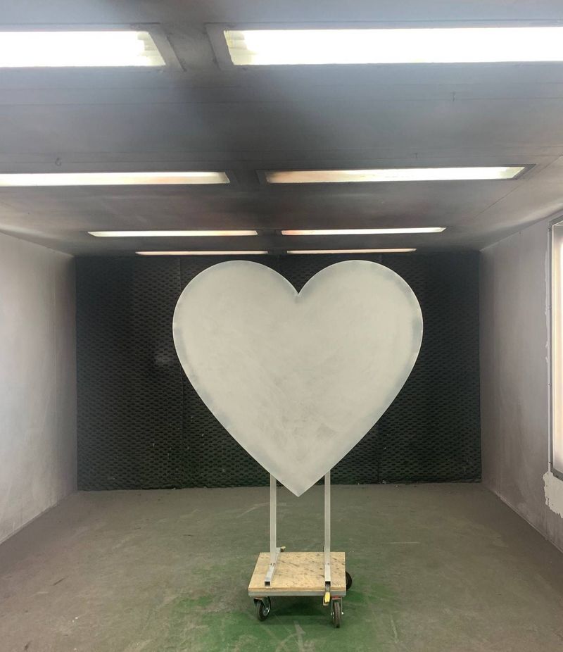 Structure en aluminium brute