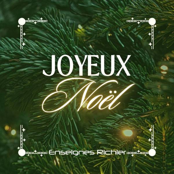 Joyeux Noël 2024 des Enseignes RICHIER