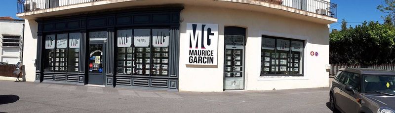 Signalétique des agences immobilières du groupe MAURICE GARCIN dans le Vaucluse