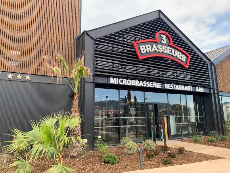 Enseigne 3 Brasseurs à Aubagne