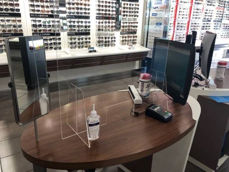 Paravent plexiglas covid19