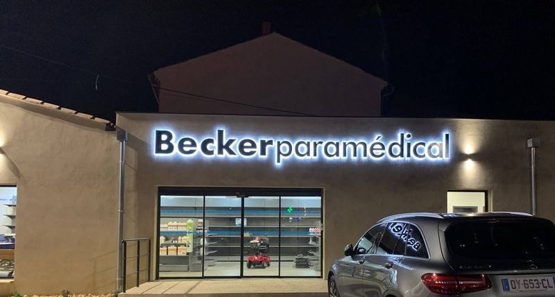 Lettres aluminium rétro éclairées par led