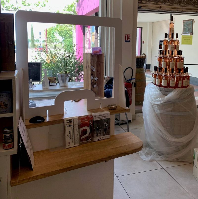 Ecran de protection PVC et plexiglas