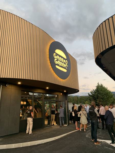 Caisson aluminium lumineux