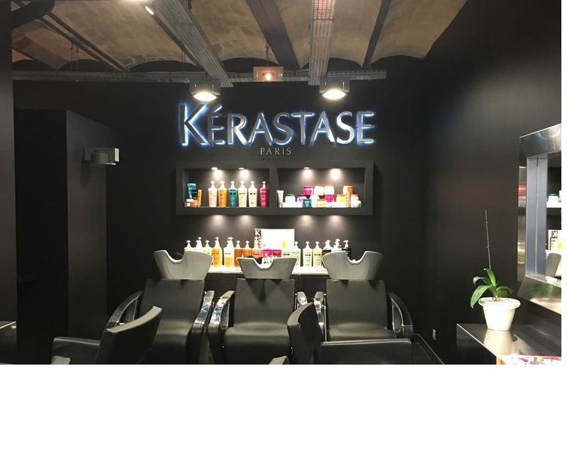 Lettres alu brossé rétro éclairées