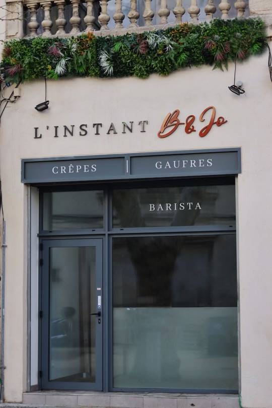 L'instant B & Jo lettre en PVC Carpentras